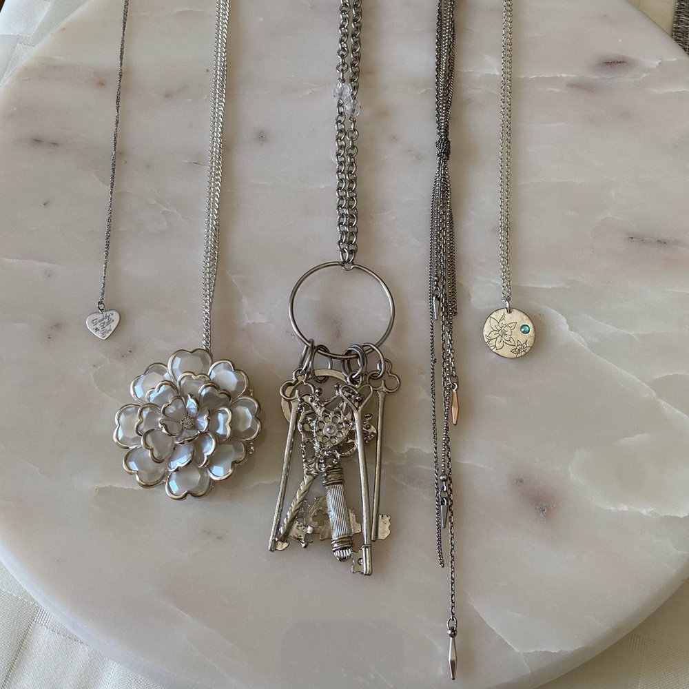3/$15 Silver Necklace Bundle